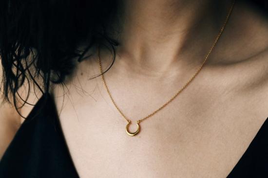  시에라 윈터 주얼리 목걸이/팬던트 레이디 럭 네크리스 골드 베르메일 - SIERRA WINTER JEWELRY