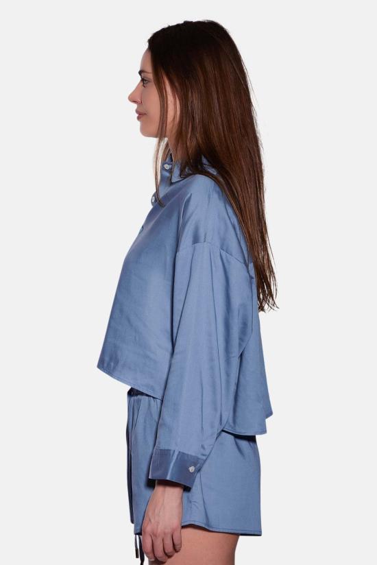  더 타일 클럽 블라우스 WVBCW2410T SOFT BLUE - THE TILE CLUB