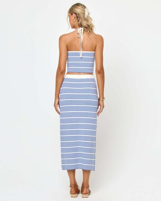  엘스페이스 롱 스커트 APBM0093 OUTER BANKS STRIPE - L SPACE