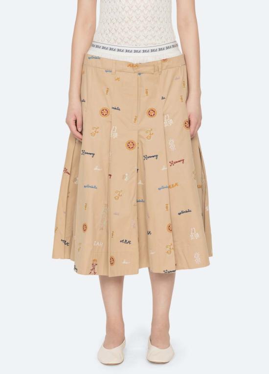  씨뉴욕 스커트 PF26 131 CAMEL - SEA NY