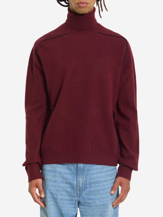26FW 마르지엘라 터틀넥 S50HL0071M13303 211F Burgundy brown