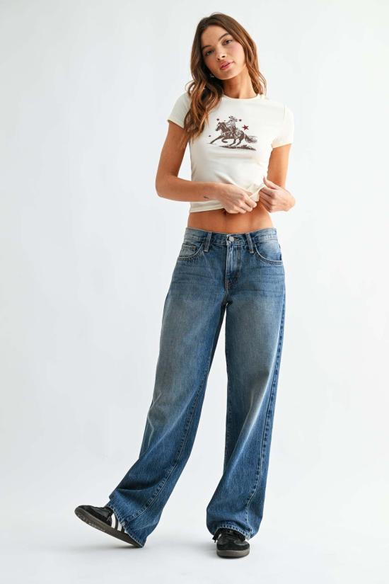  저스트 블랙 데님 데님 팬츠 BP617N BLUE - JUST BLACK DENIM