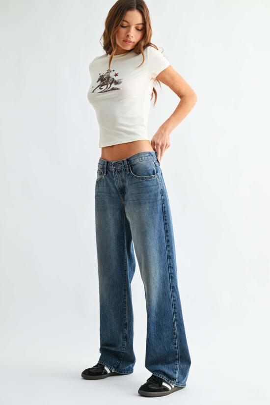  저스트 블랙 데님 데님 팬츠 BP617N BLUE - JUST BLACK DENIM