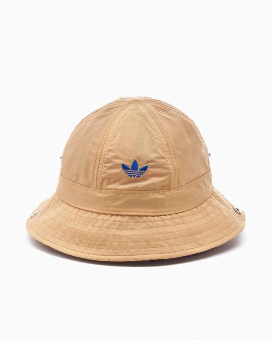  아디다스 X 웨일즈 보너 모자 Adidas X Wales Bonner 리버시블 햇 베이지 체크 - ADIDAS X WALES BONNER