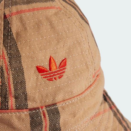  아디다스 X 웨일즈 보너 모자 Adidas X Wales Bonner 리버시블 햇 베이지 체크 - ADIDAS X WALES BONNER