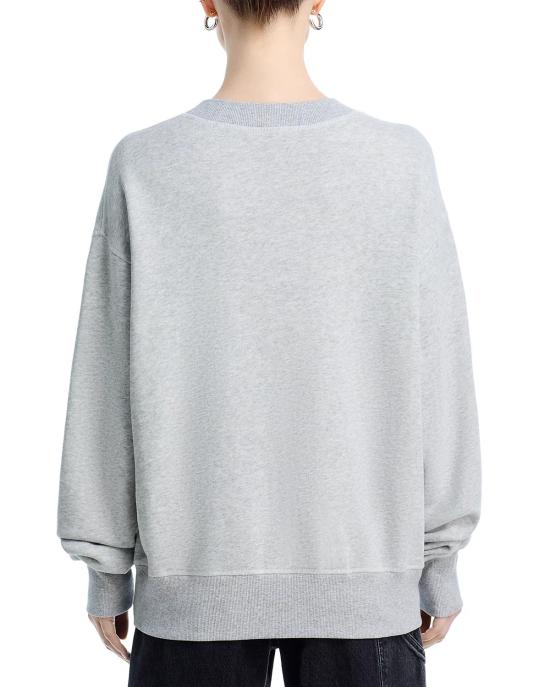  랙앤본 스웨터 Rag & Bone We Heart NYC 스웨트셔츠 헤더 그레이 - RAG & BONE