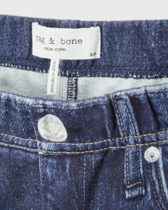  랙앤본 데님 팬츠 미라마 앵클 와이드 풀온 팬츠 놀리타 - RAG & BONE