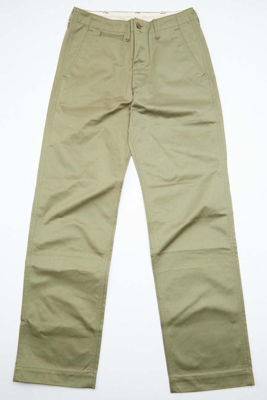  웨어하우스 치노 팬츠 Warehouse & Co. Lot 1082 Duck Digger Chinos West Point Green - WAREHOUSE