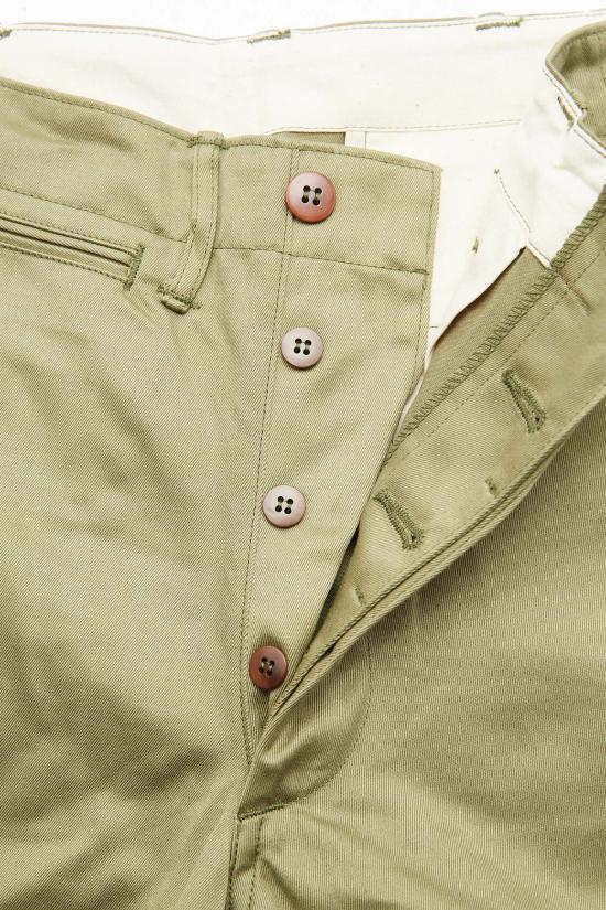  웨어하우스 치노 팬츠 Warehouse & Co. Lot 1082 Duck Digger Chinos West Point Green - WAREHOUSE
