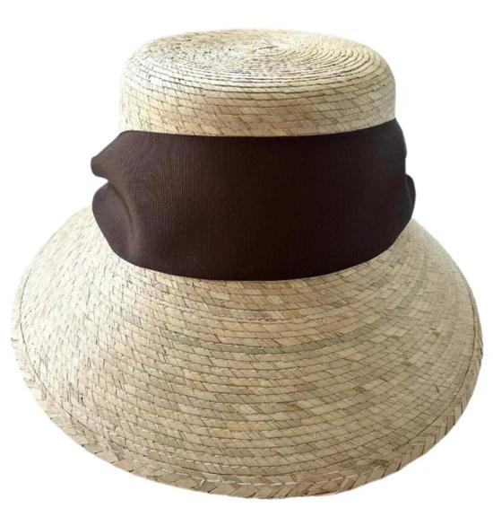  Sarah Bray 모자 사라 브레이 클레마티스 선햇 초콜릿 브라운