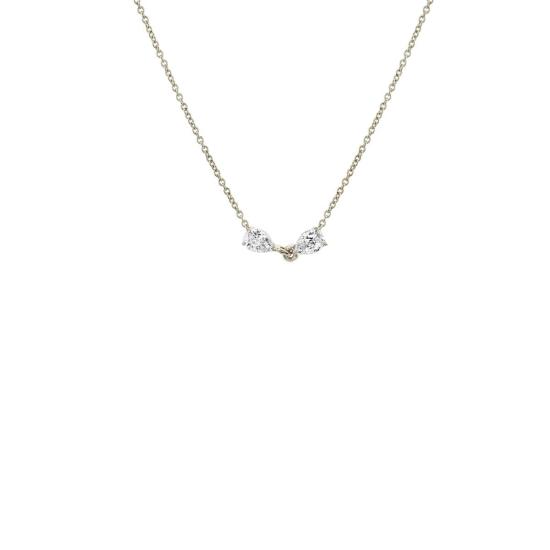  리지 맨들러 파인 주얼리 목걸이/팬던트 미니 다이아몬드 페어 목걸이 - LIZZI MANDLER FINE JEWELRY
