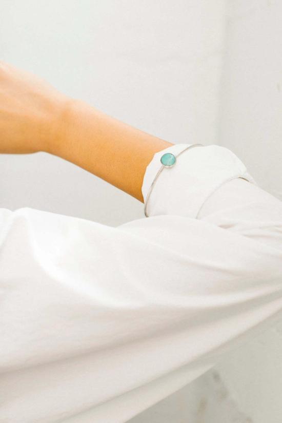  사라 사파비 주얼리 팔찌 Sarah Safavi Jewelry 토큰 팔찌 터키석 - SARAH SAFAVI JEWELRY
