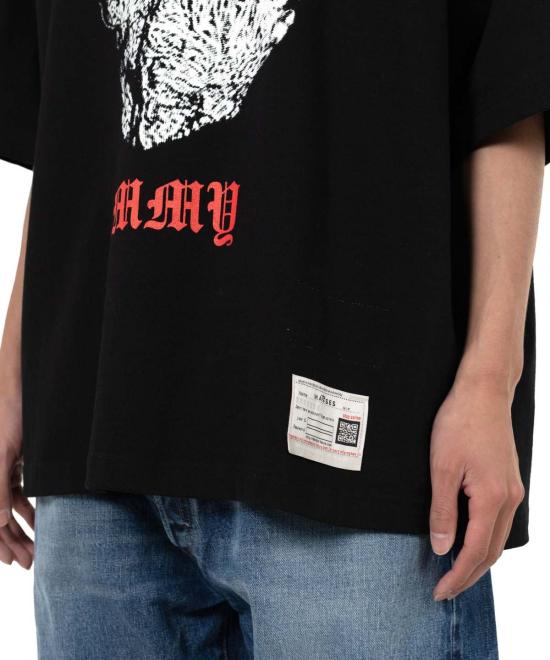  메종 미하라 야스히로 MASSES x MMY 핸즈 프린트 티셔츠 C15TS046 AS SHOWN - MAISON MIHARA YASUHIRO