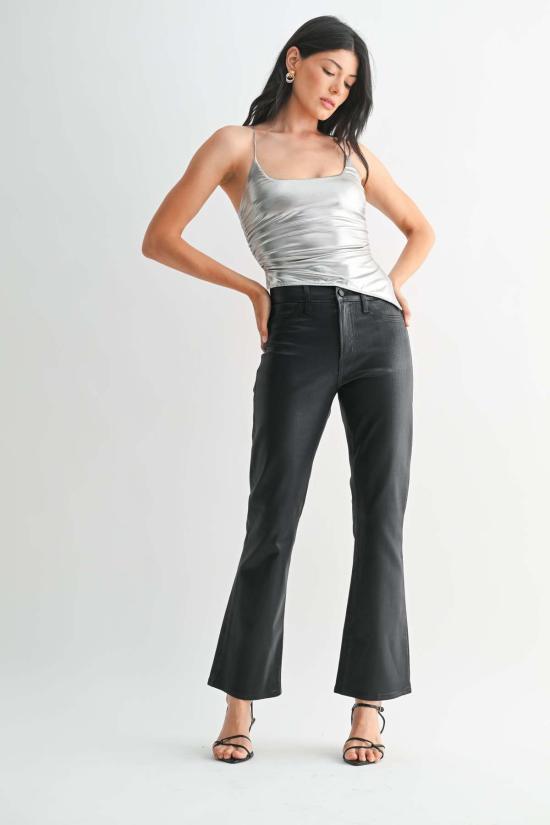  저스트 블랙 데님 스트레이트 팬츠 BP459J RED - JUST BLACK DENIM
