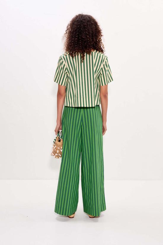  사이먼밀러 스트레이트 팬츠 W5276 3170 96416 GREEN - SIMONMILLER