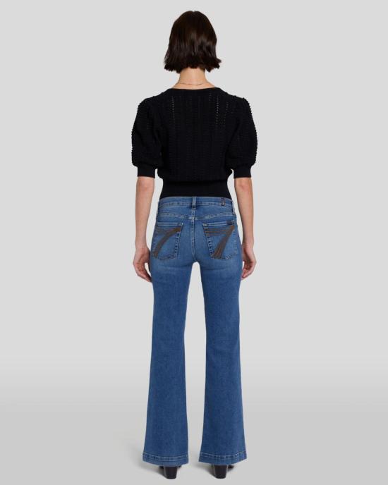  세븐포올맨카인드 데님 팬츠 7 For All Mankind Dojo Jean Medium Blue - 7 FOR ALL MANKIND