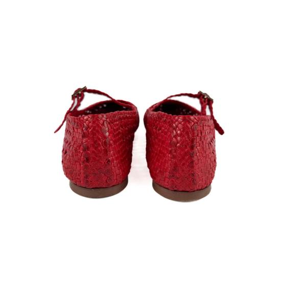  The Mix Shoes & Accessories 플랫 슈즈 앤 매쉬번 핸드우븐 메리 제인 플랫 - OTHER BRANDS