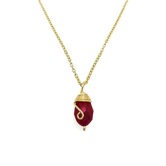  알라메다 투르케사 목걸이/팬던트 알레그리아 액세서리 골드 탄생석 목걸이 - ALEGRIA ACCESSORIES