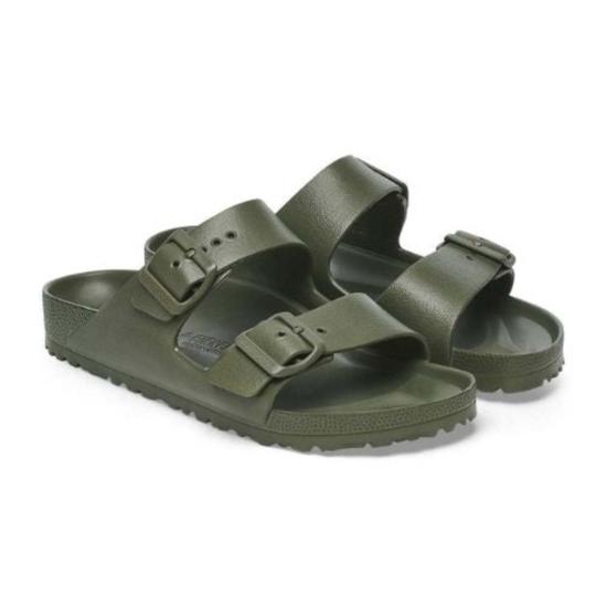  버켄스탁 샌들 애리조나 에바  카키 - BIRKENSTOCK
