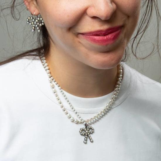  JANE DIAZ 목걸이/팬던트 KNTPRL 1 GRAY - JANE DIAZ