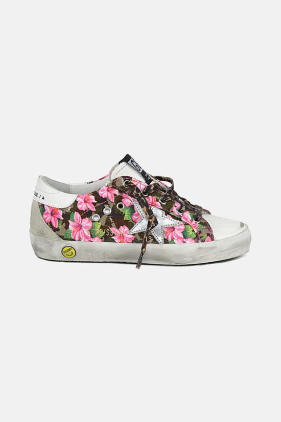  [키즈] 골든구스 SUPER STAR 슈퍼 스타 스니커즈 GYF00102 F001260 80920 PINK FLORAL SILVER STAR CAMO LACE