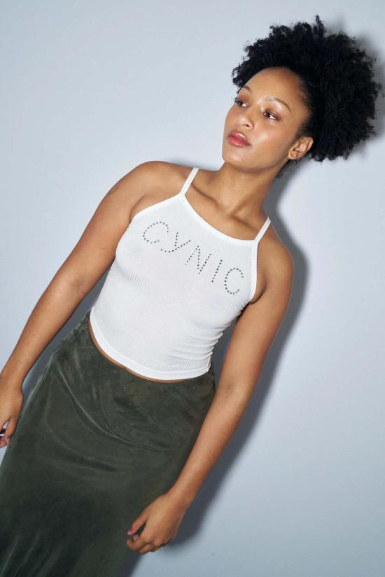  패션 브랜드 컴퍼니 민소매 티셔츠 패션 브랜드 회사 Cynic Cami Tank - FASHION BRAND COMPANY