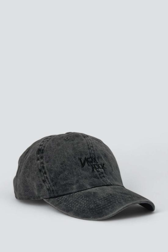  어셈블리 뉴욕 모자 V2 자수  워시드 블랙 - ASSEMBLY NEW YORK
