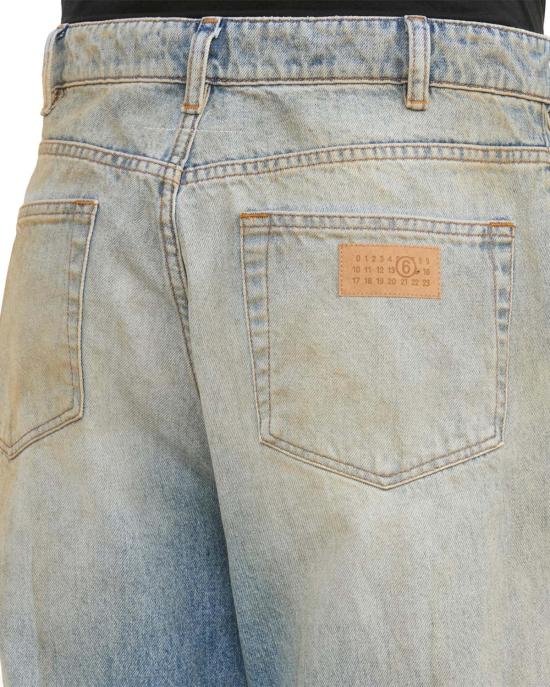  MM6 메종마르지엘라 데님 팬츠 SH2LA0053 M30055 964 BLUE - MM6 MAISON MARGIELA