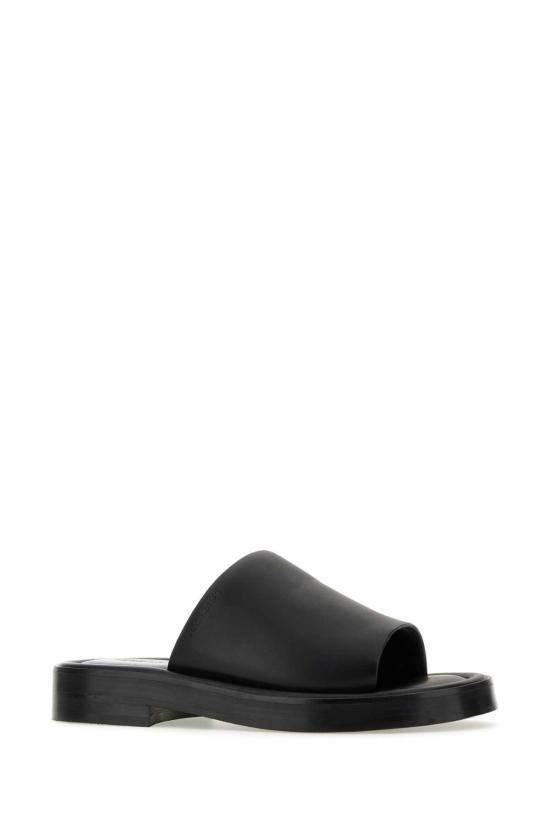  살바토레 페라가모 뮬/슬리퍼 페라가모 블랙 나파 가죽 슬리퍼 - SALVATORE FERRAGAMO