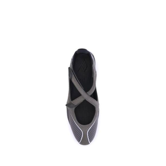 26SS 디 아티코 플랫 슈즈 Attico Nomad Ballerinas 발레 플랫 그레이 - THE ATTICO