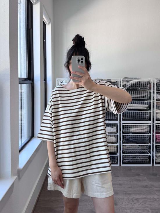  르 본 숍 반팔 티셔츠 르 봉 숍 보야지 티 - Le Bon Shoppe