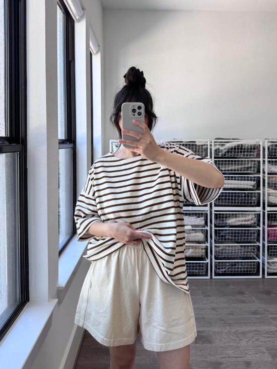 르 본 숍 반팔 티셔츠 르 봉 숍 보야지 티 - Le Bon Shoppe