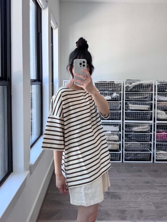  르 본 숍 반팔 티셔츠 르 봉 숍 보야지 티 - Le Bon Shoppe