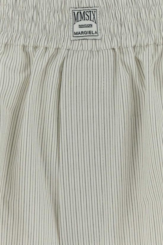  MM6 메종마르지엘라 숏팬츠 Mm6 메종 마르지엘라 자수 코튼 쇼츠 - MM6 MAISON MARGIELA