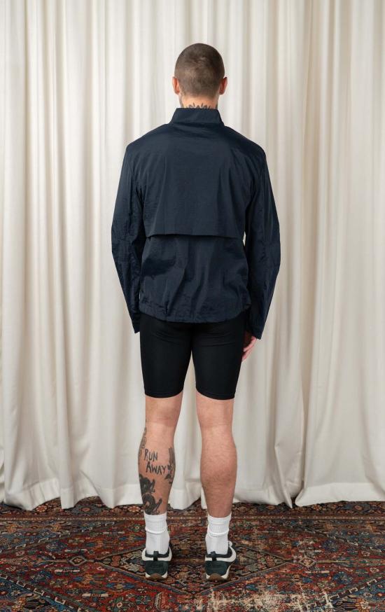  Literary Sport 자켓 문학 스포츠 헨리 스탠드 칼라 런 재킷 네이비 - OTHER BRANDS