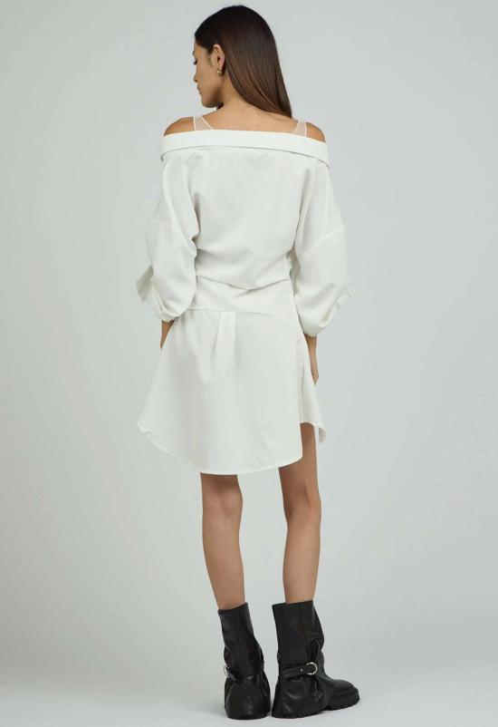  더 엔케이씨 스토어 숏 원피스 Nkc 스토어 아리아 버튼 미니 셔츠 드레스 - THE NKC STORE