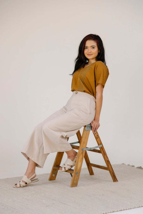  파뮤트 어패럴 스트레이트 팬츠 파무트 어패럴 프랭키 팬츠 토프 캔버스 - PAMUT APPAREL