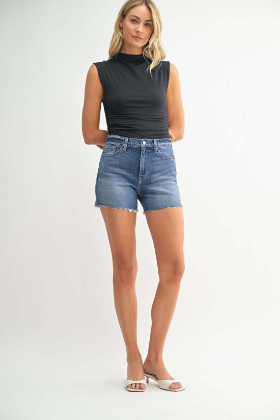  저스트 블랙 데님 데님 숏팬츠 BH509J BLUE - JUST BLACK DENIM