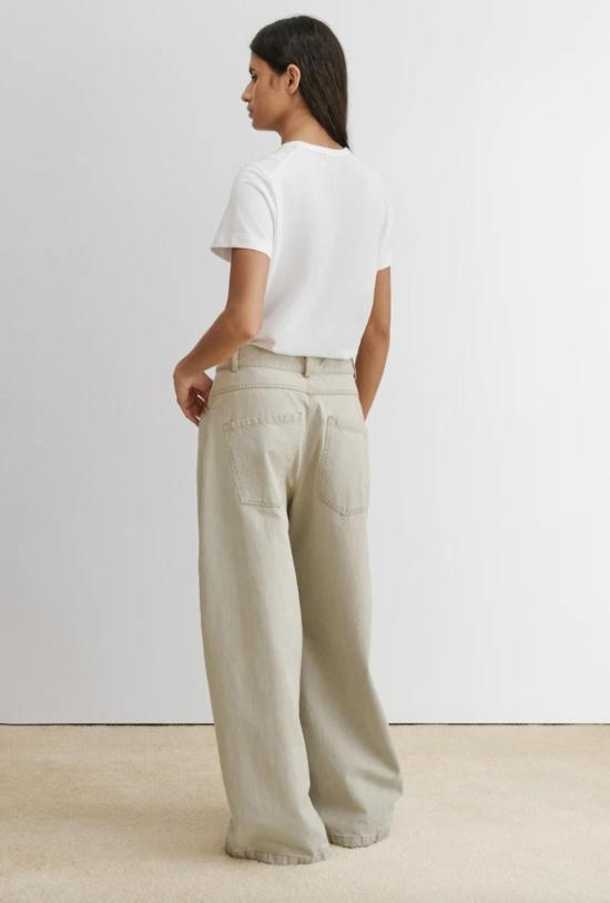  레이첼 코미 스트레이트 팬츠 도티르  카키 워시 - RACHEL COMEY