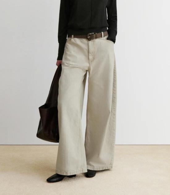  레이첼 코미 스트레이트 팬츠 도티르  카키 워시 - RACHEL COMEY