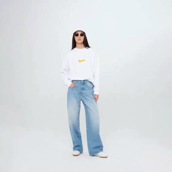  아이콘데님 데님 팬츠 아이콘 데님 포피 에코 진 블루