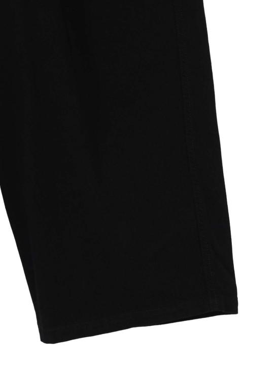  요지 야마모토 트레이닝/조거 팬츠 12턱스 작업 바지 블랙 - YOHJI YAMAMOTO