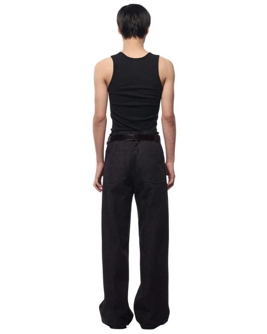 오마르 아프리디 스트레이트 팬츠 OA SS26 TRS 101 01 BLUE - OMAR AFRIDI