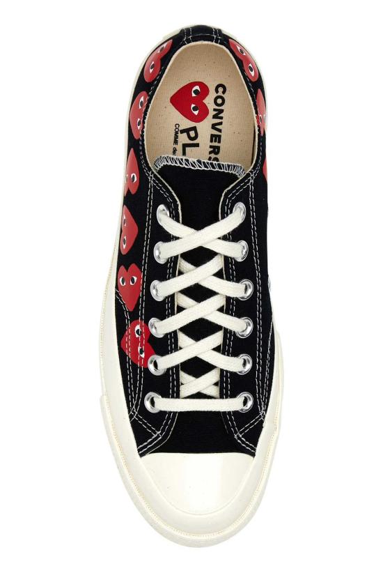  꼼데가르송 스니커즈 Comme Des Garçons 플레이 캔버스 X 컨버스  블랙 - COMME DES GARCONS