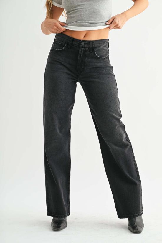  저스트 블랙 데님 데님 팬츠 BP446N BLACK - JUST BLACK DENIM