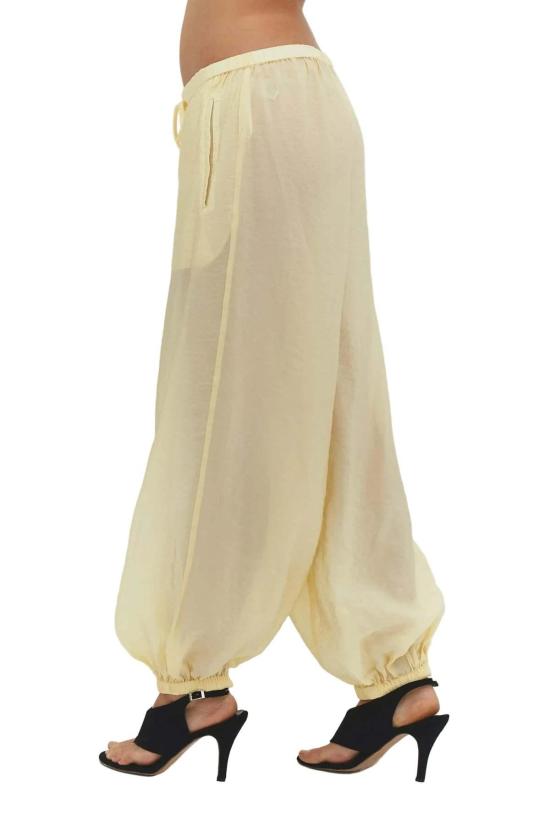  파이드 미 나우 스트레이트 팬츠 Find Me Now Zora Voile Balloon Pant Butter - FIND ME NOW