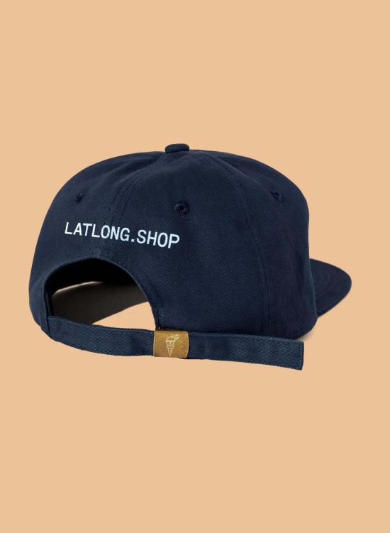  랫롱샵 볼캡 Latlong.Shop 레이크 대디 필드 트립  네이비 - LATLONG.SHOP