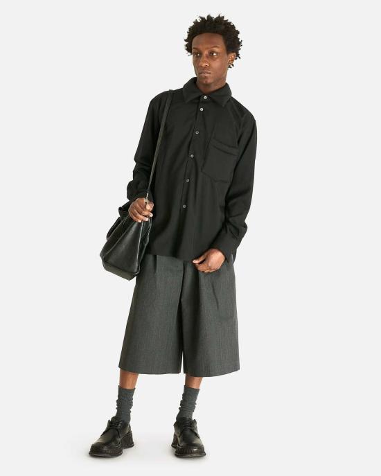  꼼데가르송 긴팔 셔츠 PQ B016 051 1 BLACK - COMME DES GARCONS