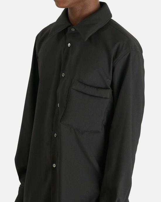 꼼데가르송 긴팔 셔츠 PQ B016 051 1 BLACK - COMME DES GARCONS