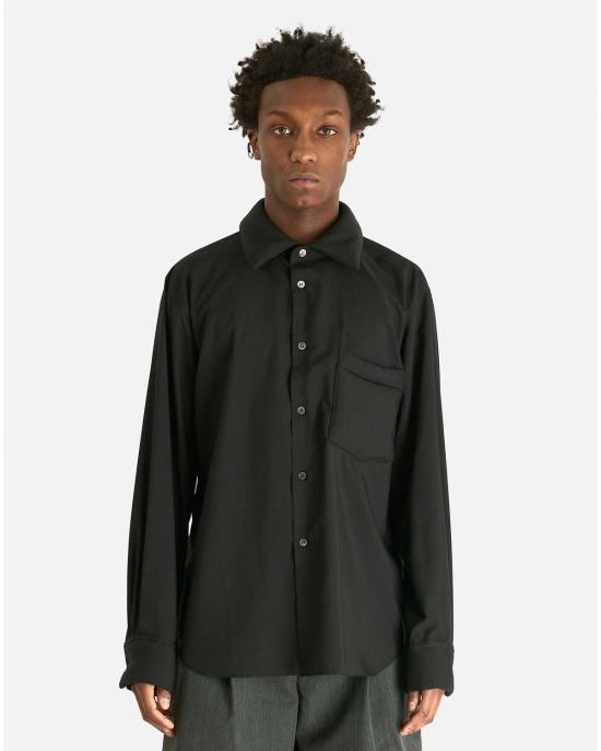  꼼데가르송 긴팔 셔츠 PQ B016 051 1 BLACK